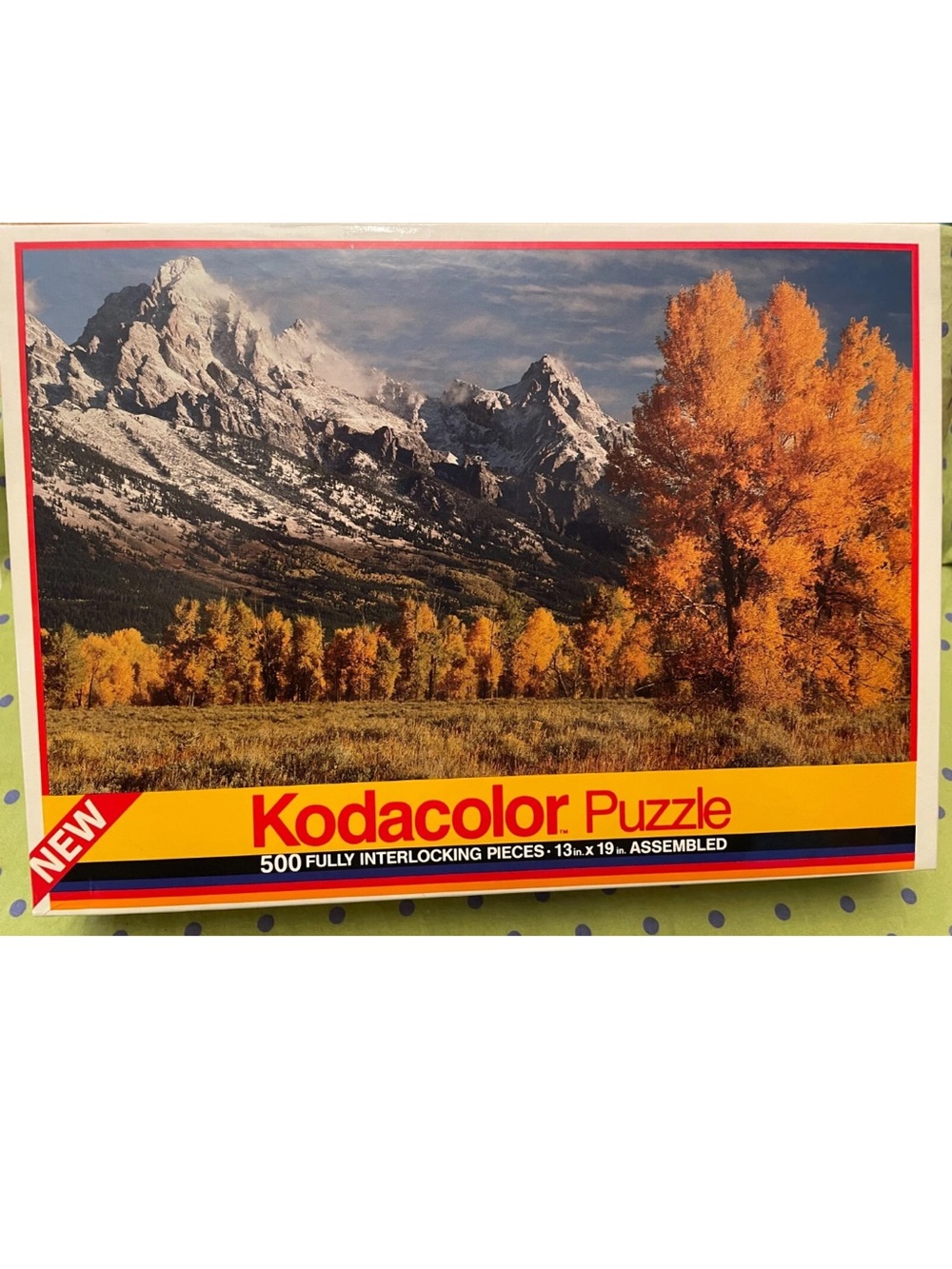 KODACOLOR puzzle by rose art 2 - 500pcs windmills at Kinderdijk and Grand Teton